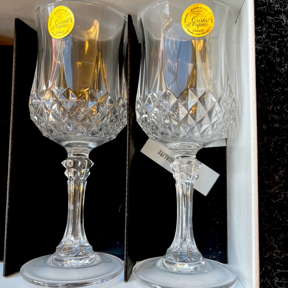 Longchamp Crystal Wine Glasses